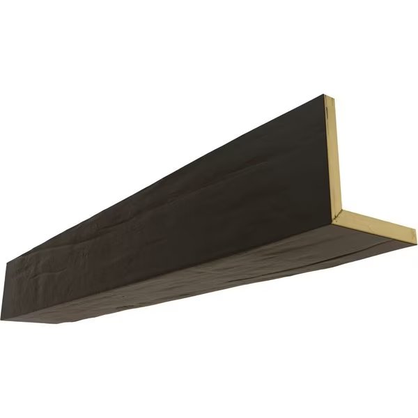2-Sided (L-beam) Riverwood Endurathane Faux Wood Ceiling Beam, NaturaL Ash, 10